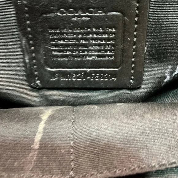 Coach Brown and Black Signature Backpack - Picture 9 of 9